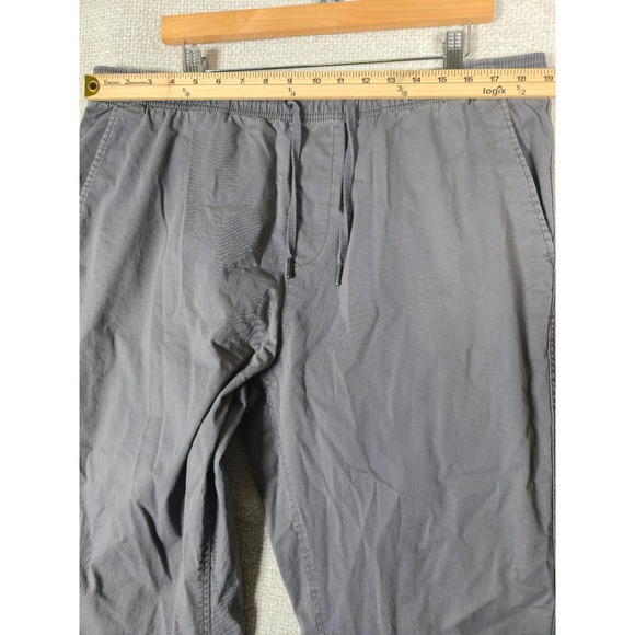 Gap Mens XL Gray Cotton Stretch Drawstring Elastic Waist Jogger Pants - Picture 6 of 9